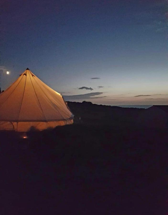 Coastal Stay Bell Tent Porthgain Exterior photo